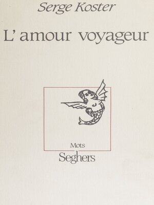 cover image of L'Amour voyageur